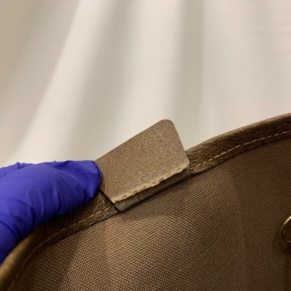 Gucci Brown GG Plus Tote w/ Pouch Sku#83976 - Picture 13 of 16